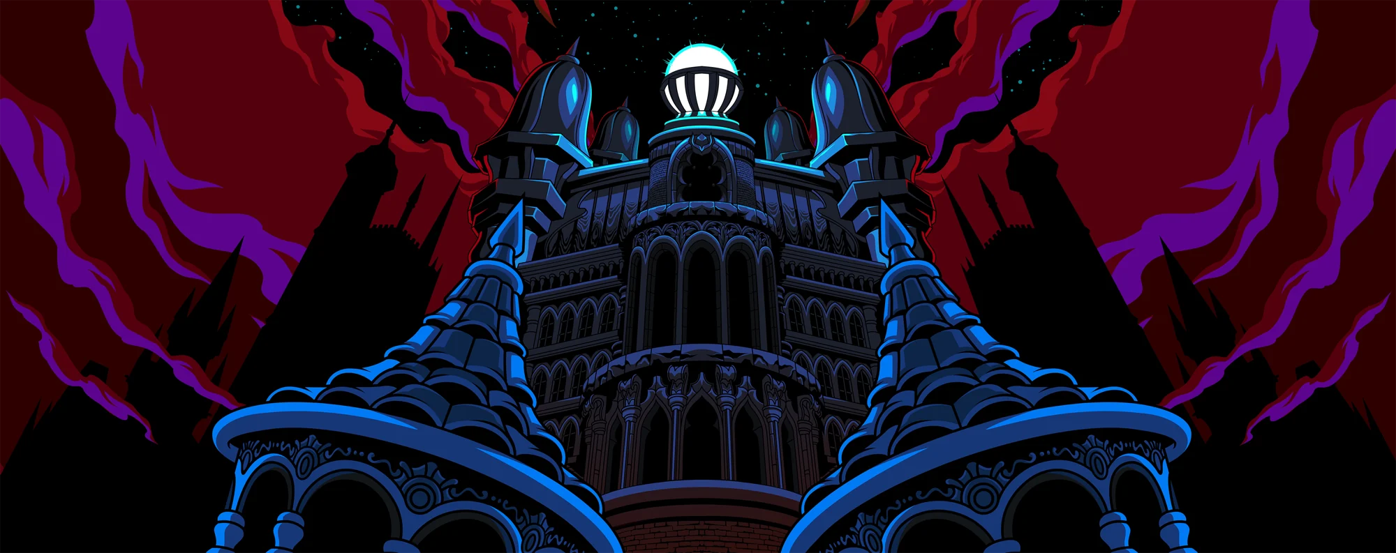 Mina the Hollower map guide landmark art for Radiant Manor
